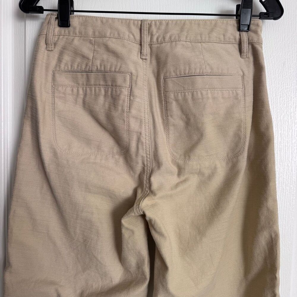 J. Crew Factory Women’s Chino Pants 0 Khaki Casual - Picture 6 of 7